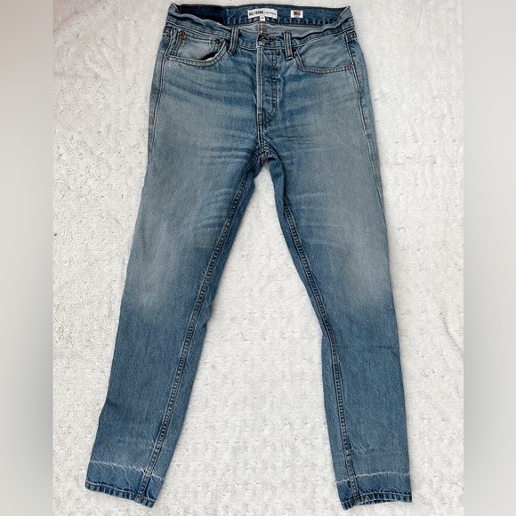 RE/DONE Originals High Rise Slim Leg Jeans - Picture 1 of 9